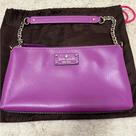 NWOT Kate Spade Vibrant Purple Shoulder Bag - Picture 2 of 10